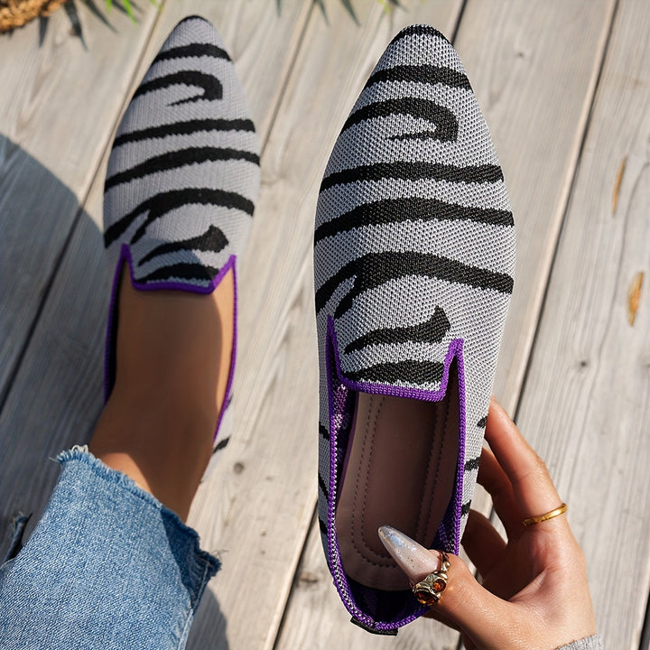 Nora™ | Mokasyn Zebra