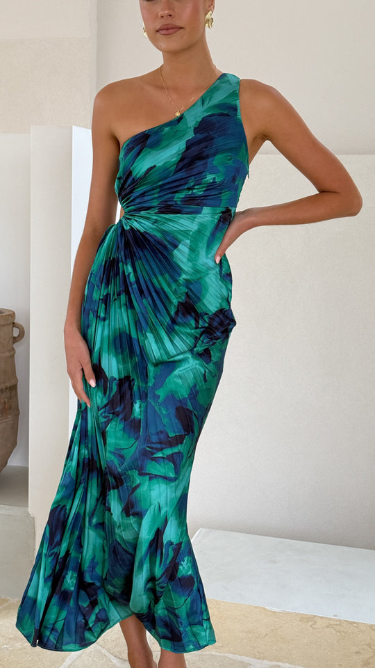 Sienna | Elegancka sukienka maxi z wycięciami