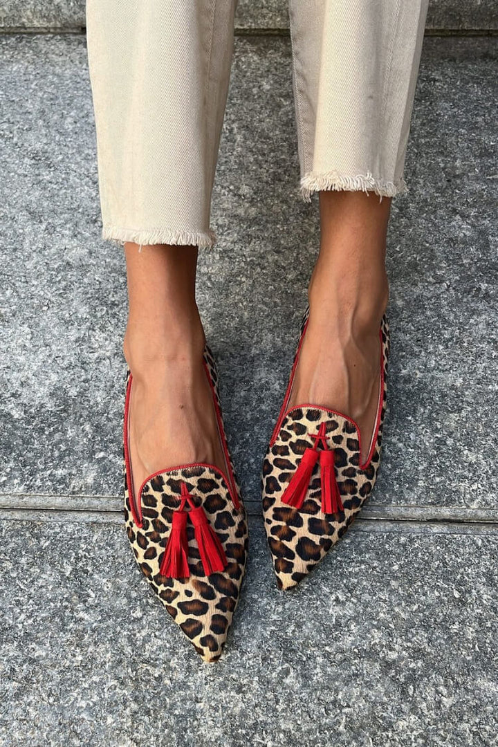 Nela™ | Mokasyny Leopard