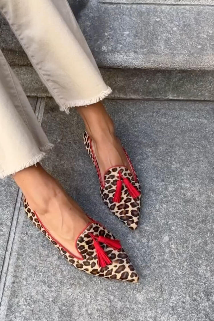 Nela™ | Mokasyny Leopard