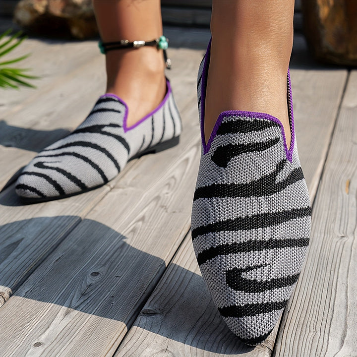 Nora™ | Mokasyn Zebra