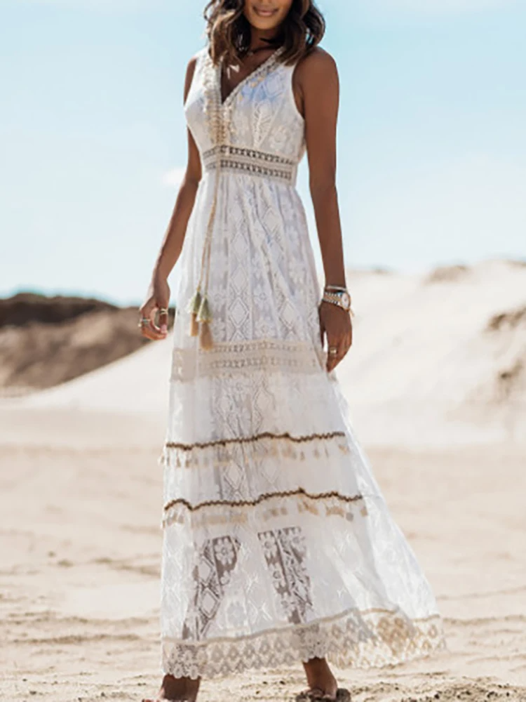 NINA™ | Luksusowa sukienka boho