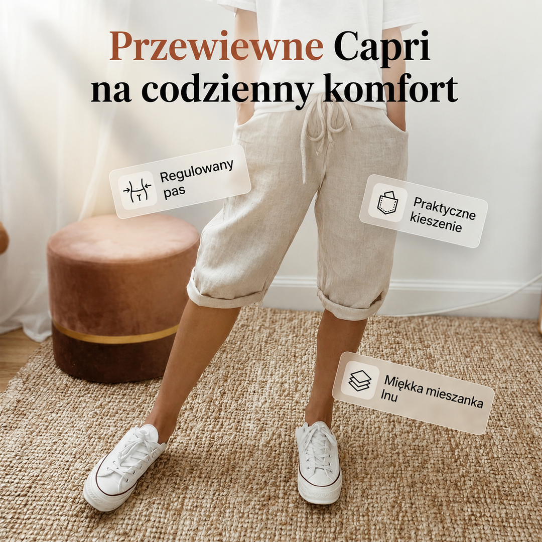 Elsa – Damskie szorty bawełniano-lniane