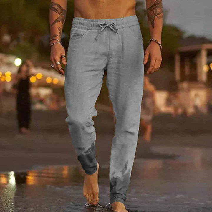 Mateo | Lniane Spodnie Plażowe