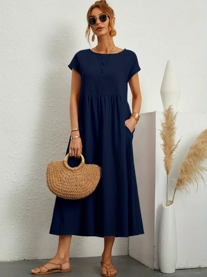 Gabriela™ | Zwiewna sukienka midi o ponadczasowej elegancji