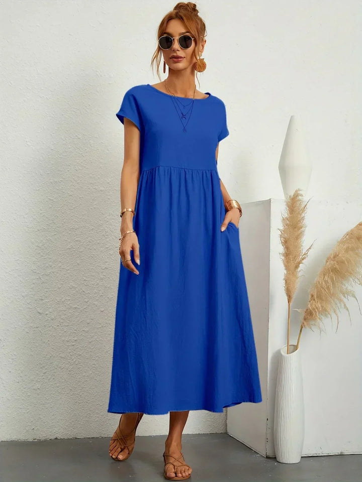 Gabriela™ | Zwiewna sukienka midi o ponadczasowej elegancji