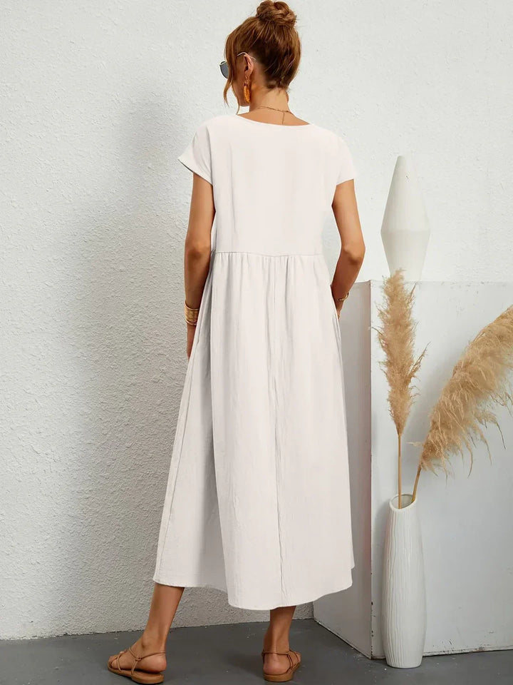 Gabriela™ | Zwiewna sukienka midi o ponadczasowej elegancji