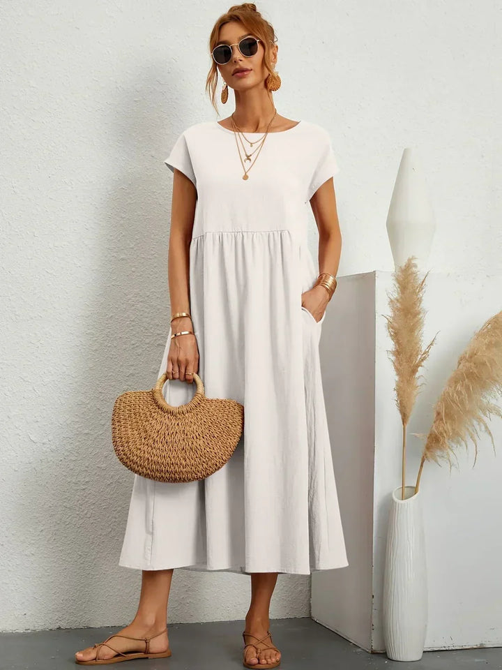Gabriela™ | Zwiewna sukienka midi o ponadczasowej elegancji