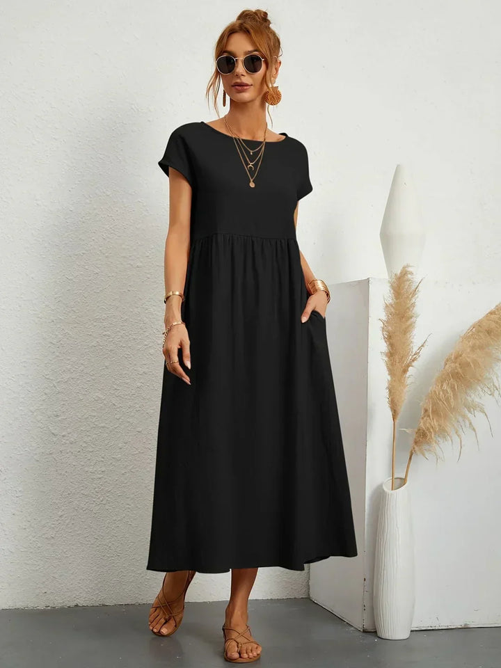 Gabriela™ | Zwiewna sukienka midi o ponadczasowej elegancji