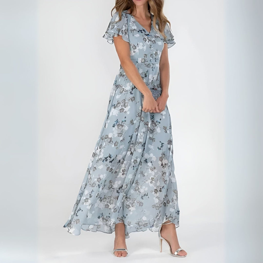 ALESSIA | DŁUGA, KWIECISTA I ELEGANCKA SUKIENKA