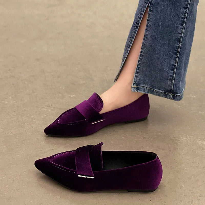 Celia™ | Materiałowe mokasyny