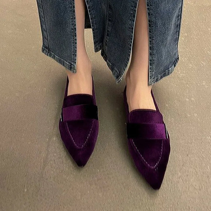 Celia™ | Materiałowe mokasyny