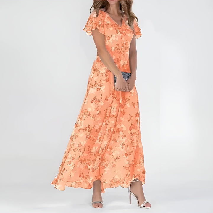 ALESSIA | DŁUGA, KWIECISTA I ELEGANCKA SUKIENKA