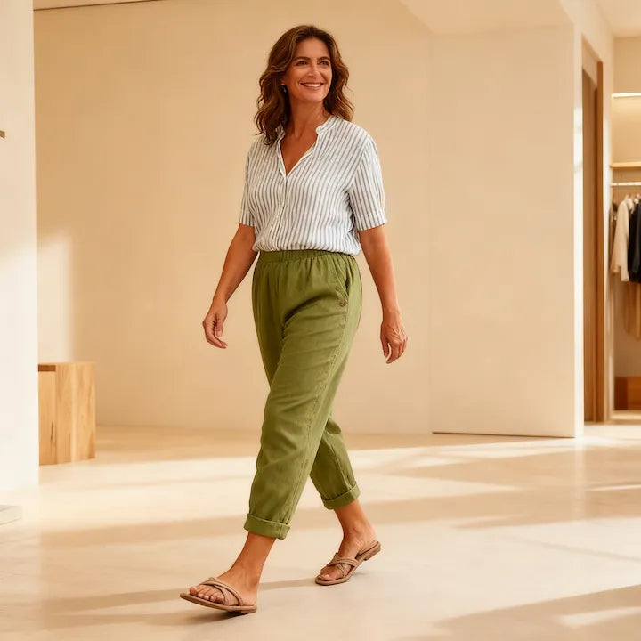 CAMILA – ELEGANCKIE SPODNIE Z RELAKSOWANYM KROJEM