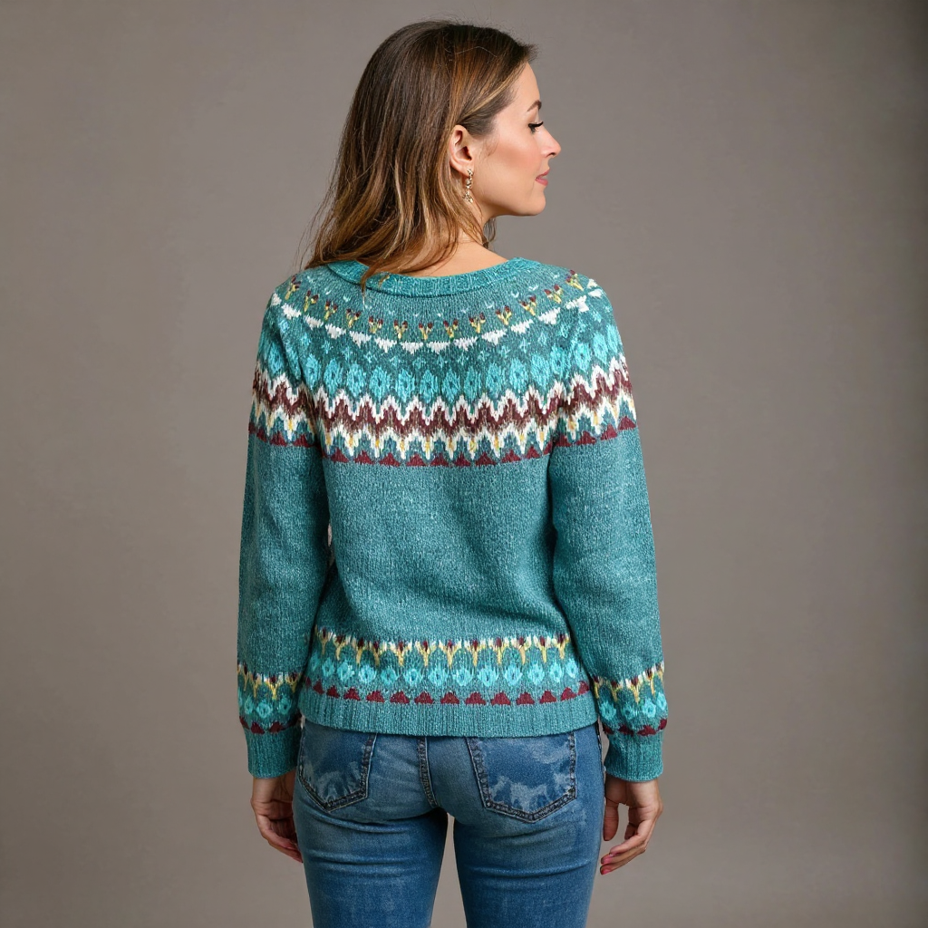 Sofia™ | Ponadczasowy islandzki sweter