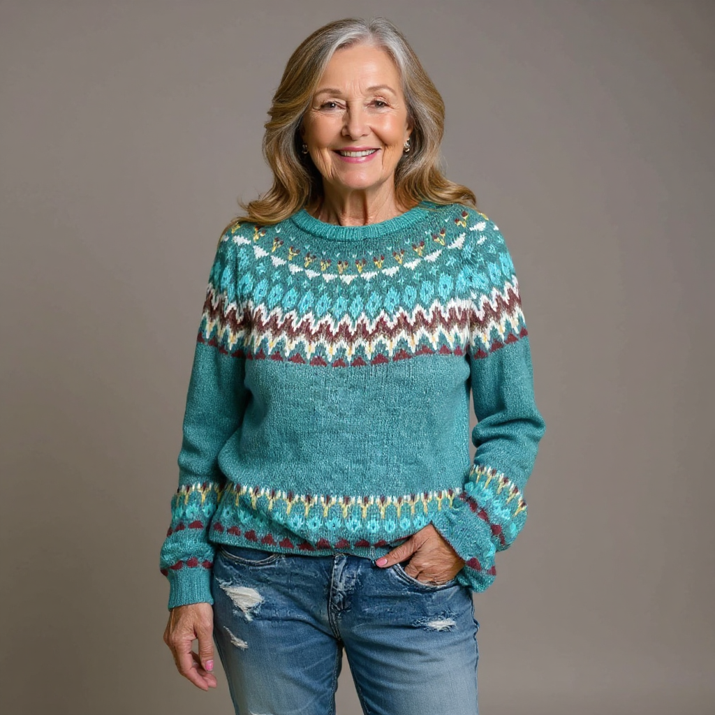 Sofia™ | Ponadczasowy islandzki sweter