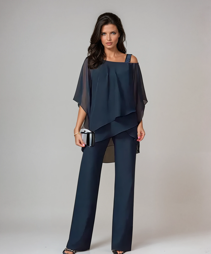 Mariella™ - Dwuczęściowy Zestaw z Eleganckimi Warstwami